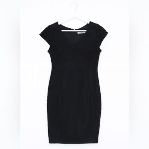 Marc New York Andrew Marc Women’s Black Lace Sheath Dress Size 10